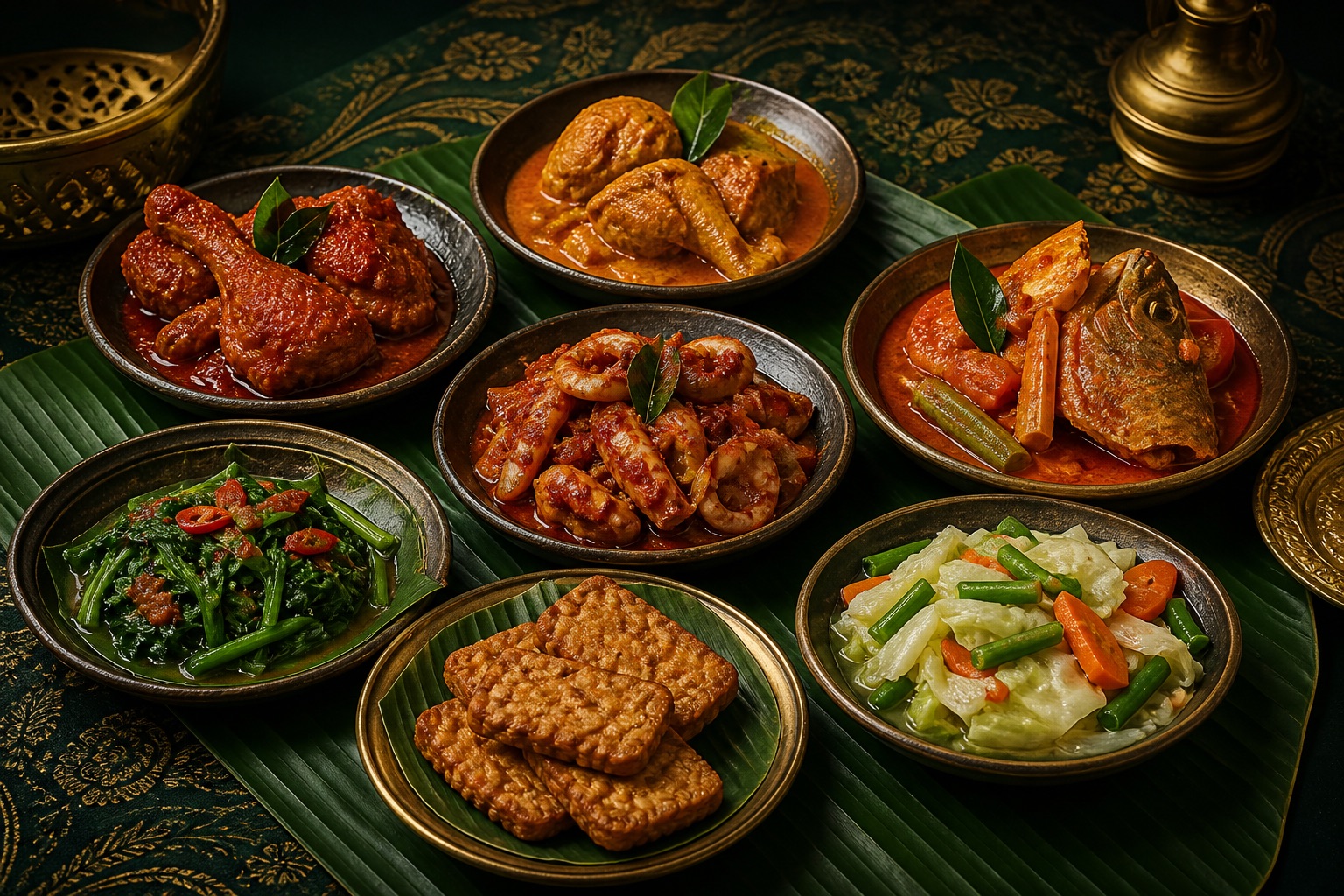 Aneka lauk campur Malaysia